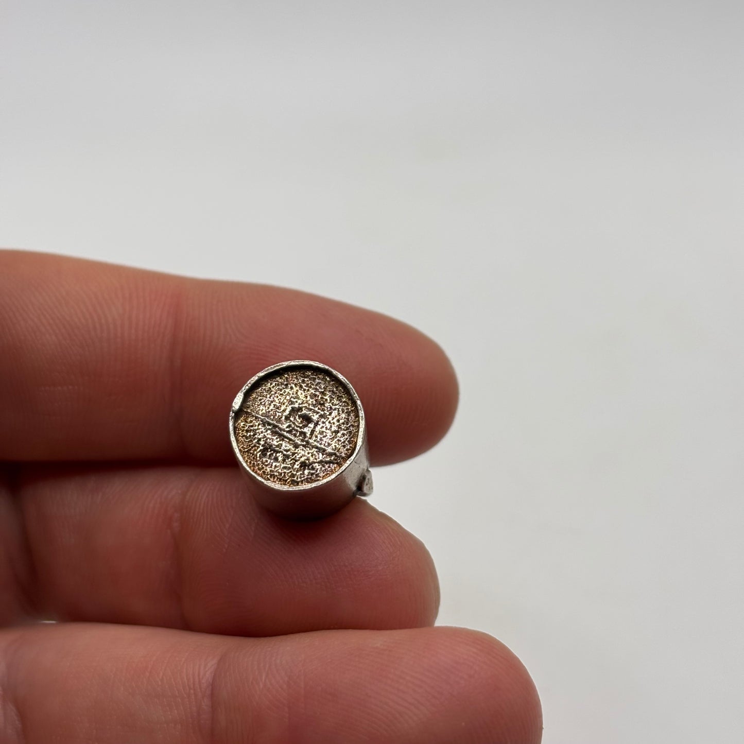 Silver Paint Bucket Charm / Pendant