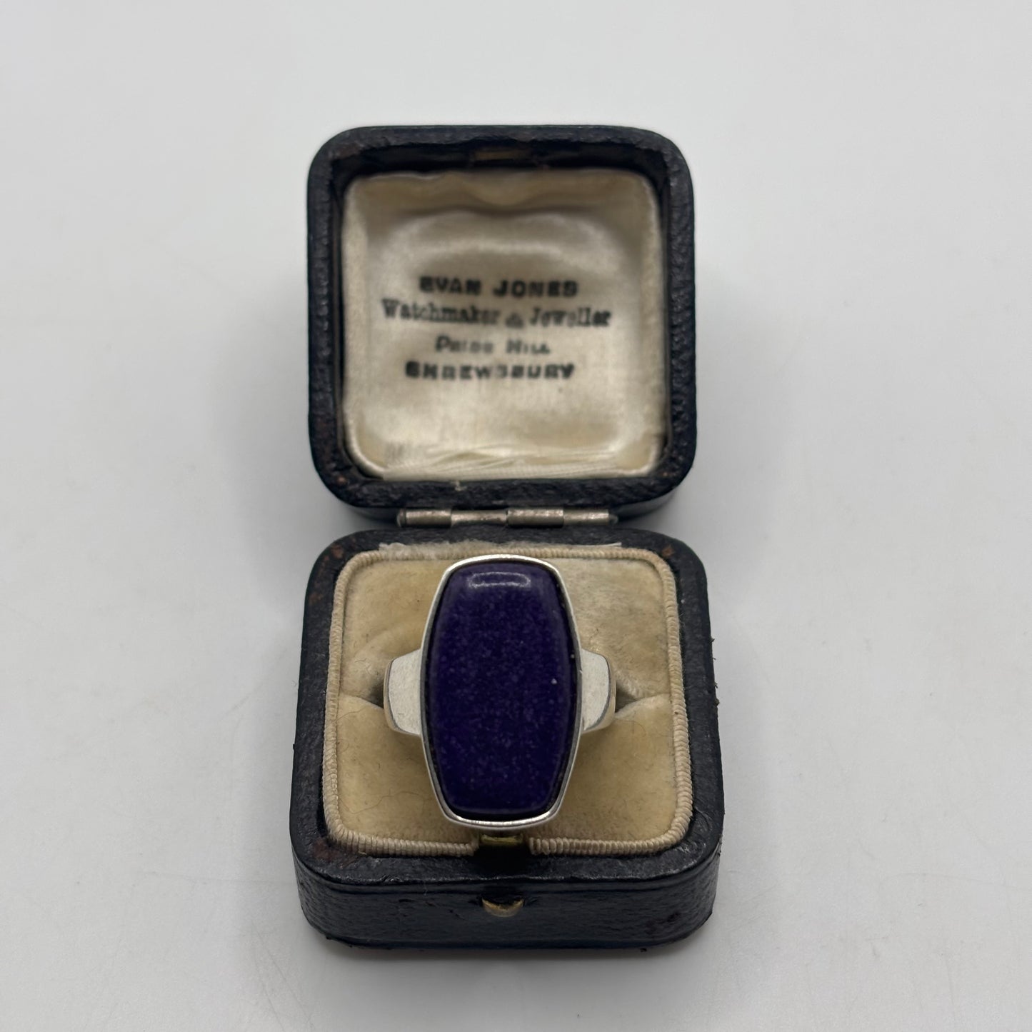 Silver Charoite Ring