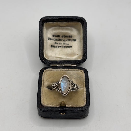 Silver Moonstone Ring (J)