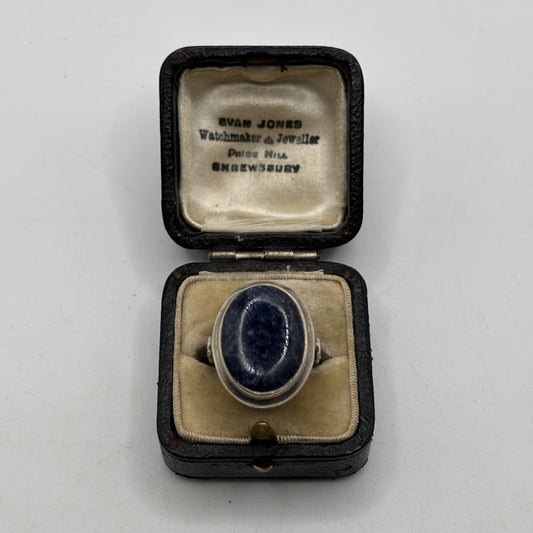 Silver Lapis Ring