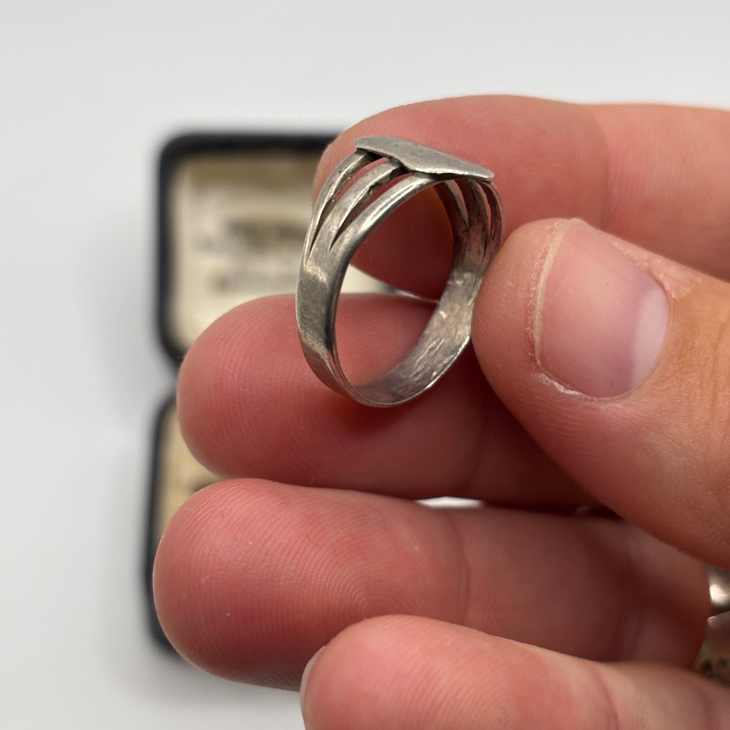 Silver Vintage Signet Ring (S)