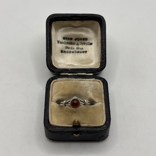 Silver Carnelian Ring