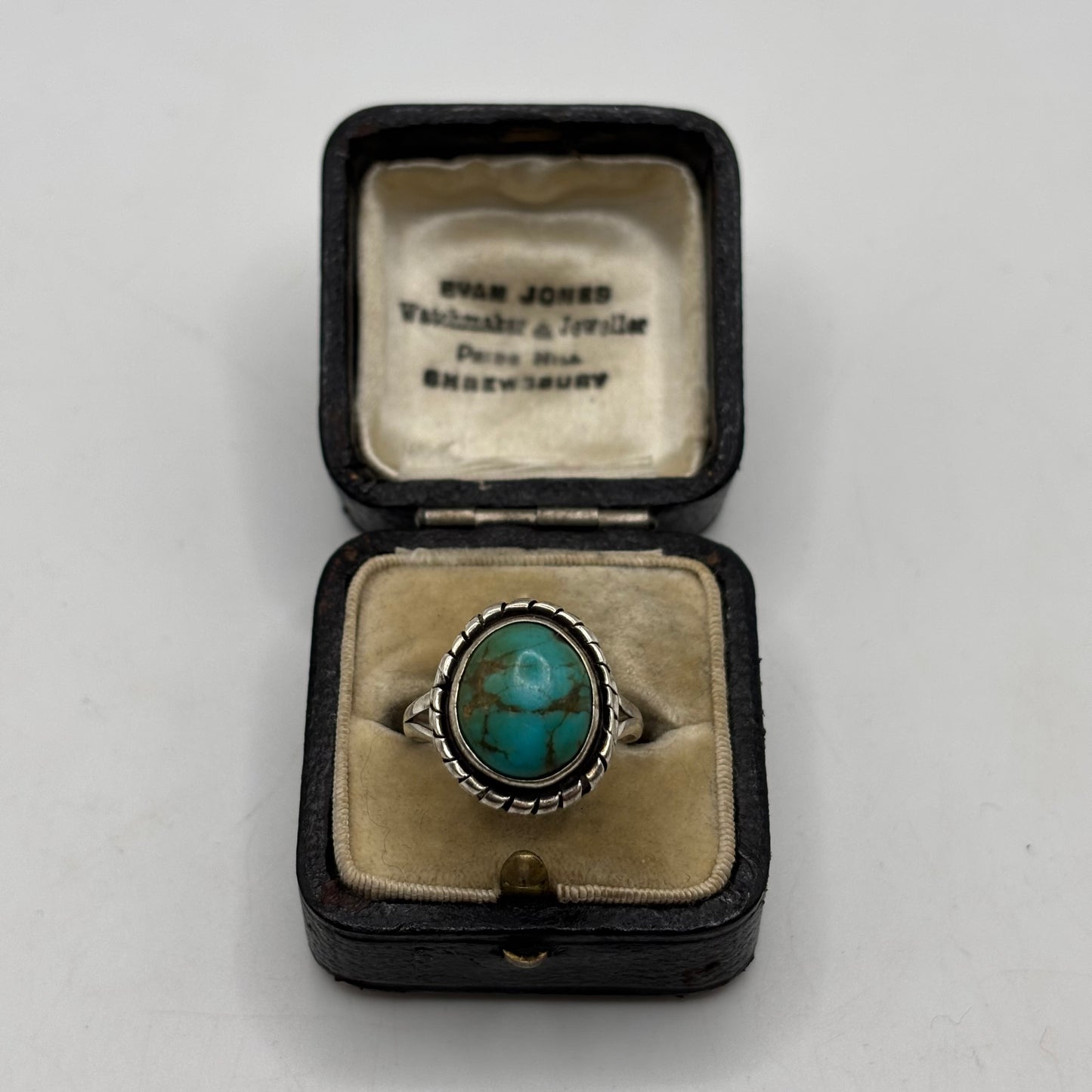 Silver Native Style Turquoise Ring