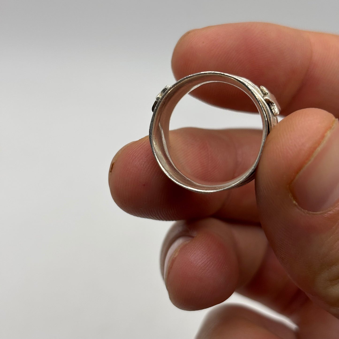 Silver Star Spinner Ring