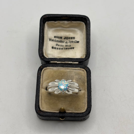 Silver Garnet Ring (P)