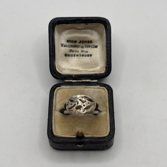 Silver Abstract Ring