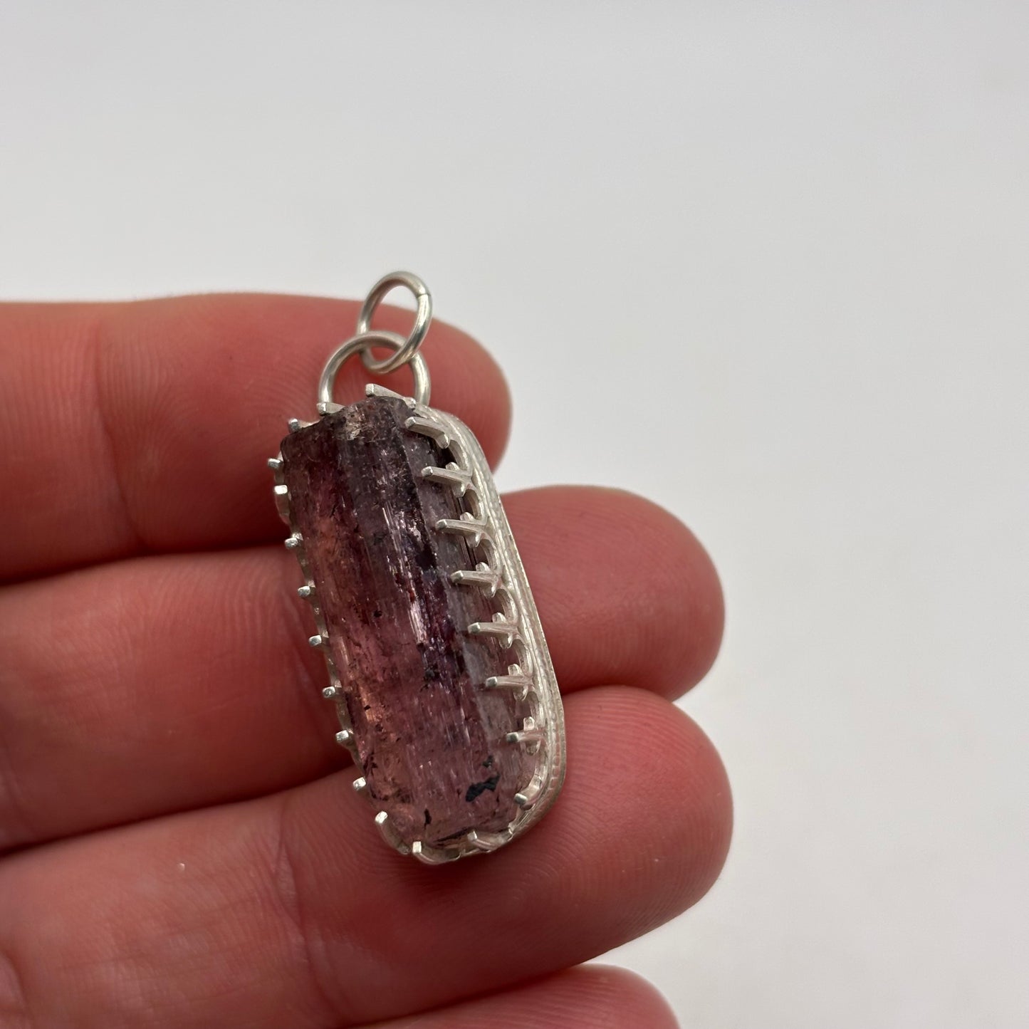 Silver Amazing Tourmaline Pendant
