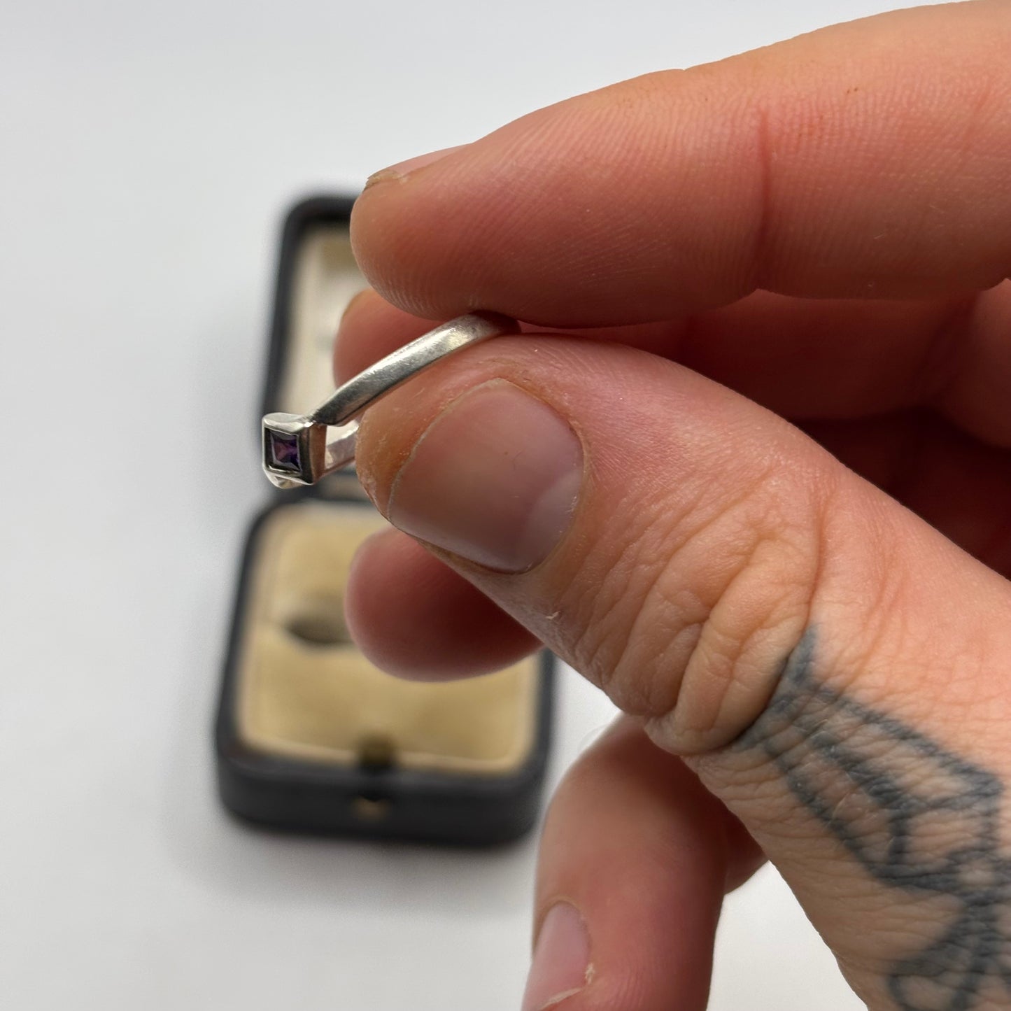 Silver Amethyst Ring