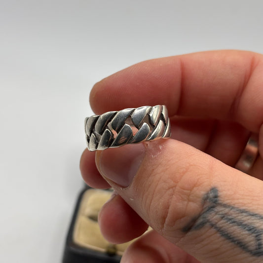 Silver Chain Ring