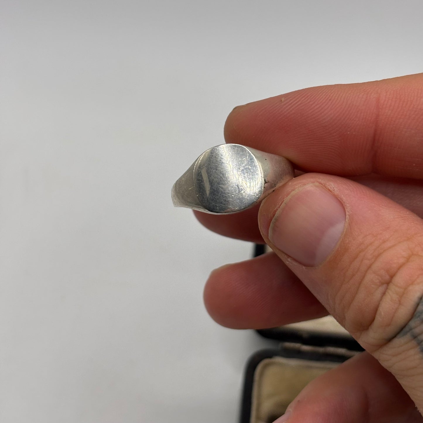 Silver Vintage Signet Ring