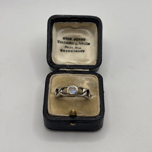 Silver Moonstone Ring (M)