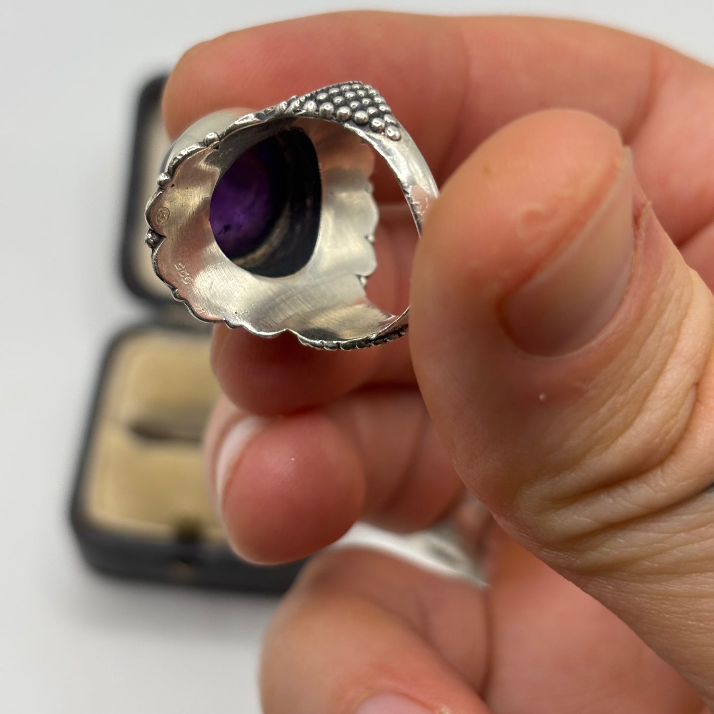Silver Amethyst Ring