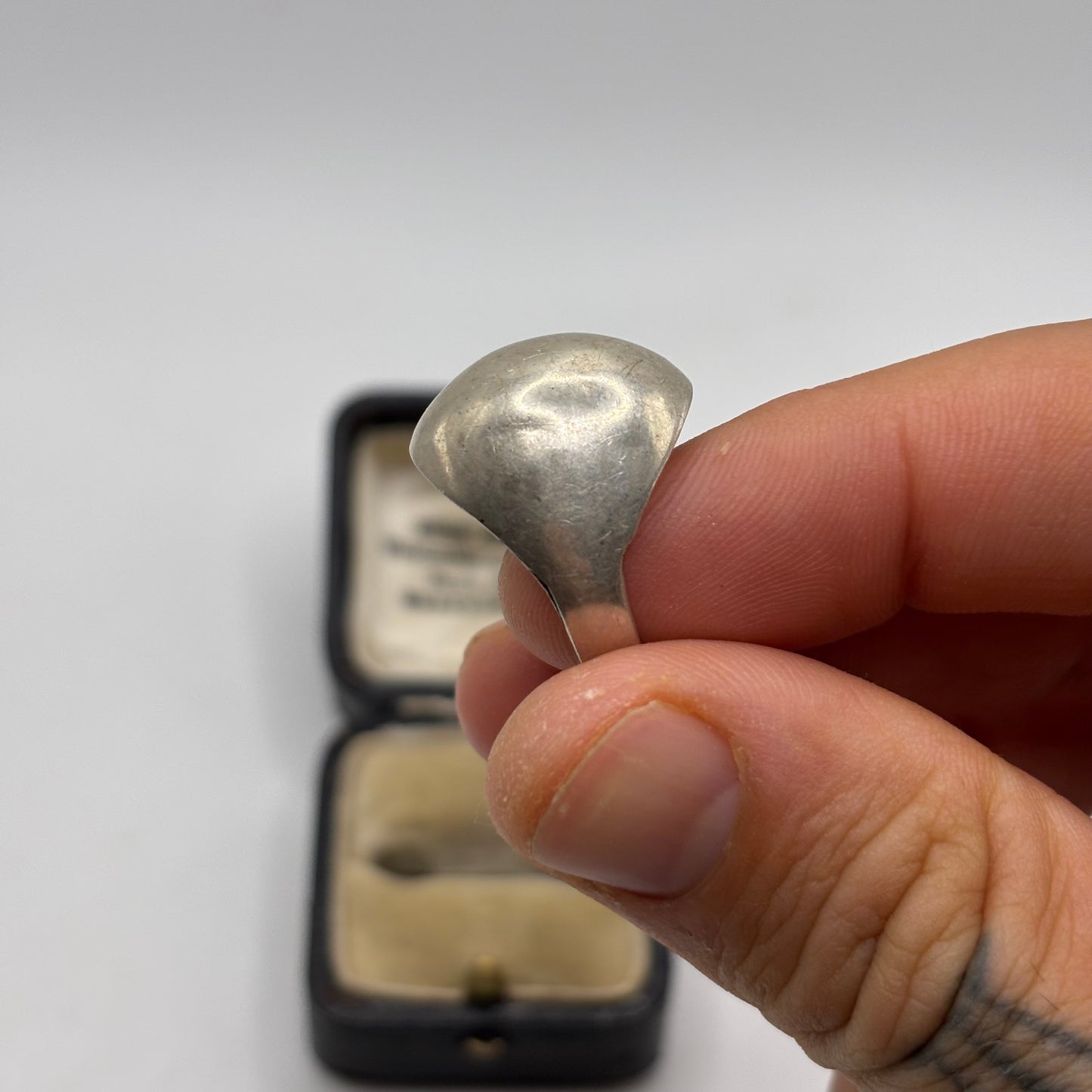 Silver Abstract Ring