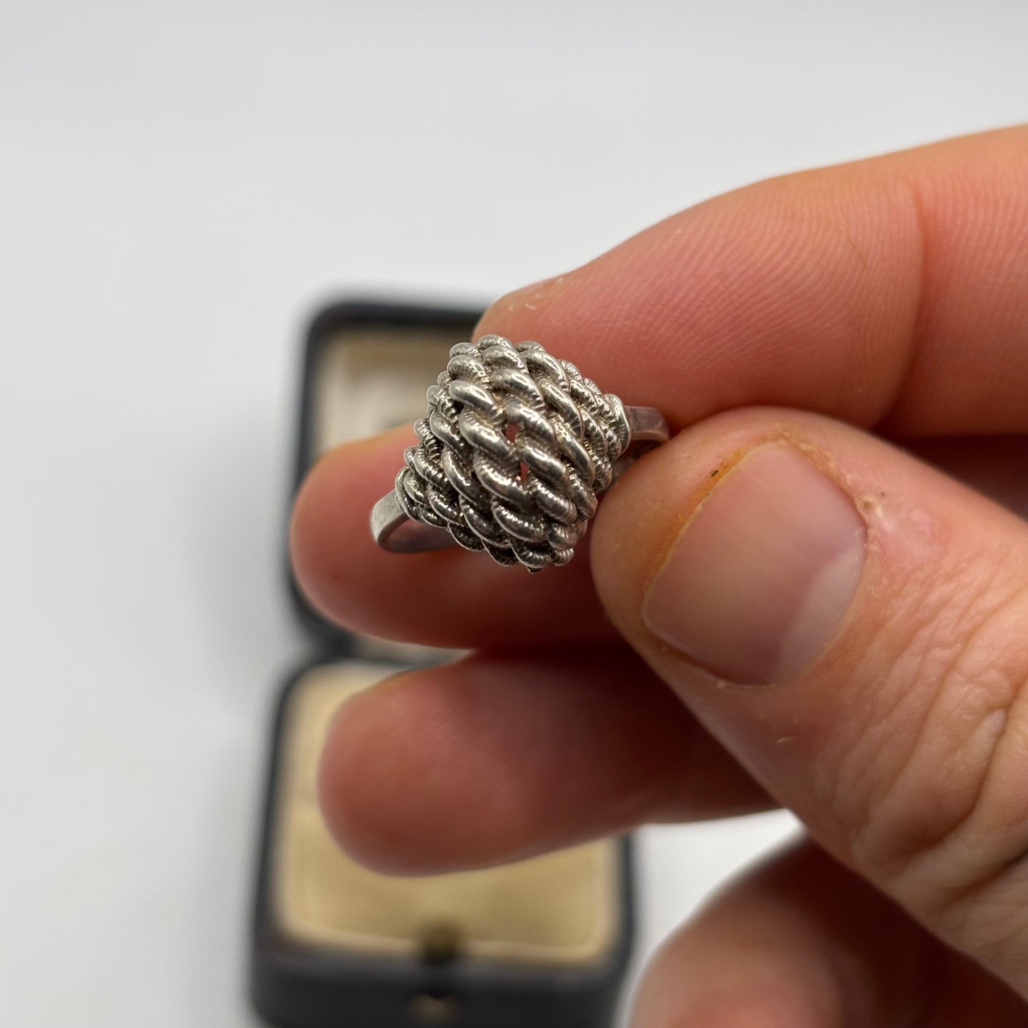 Silver Abstract Ring