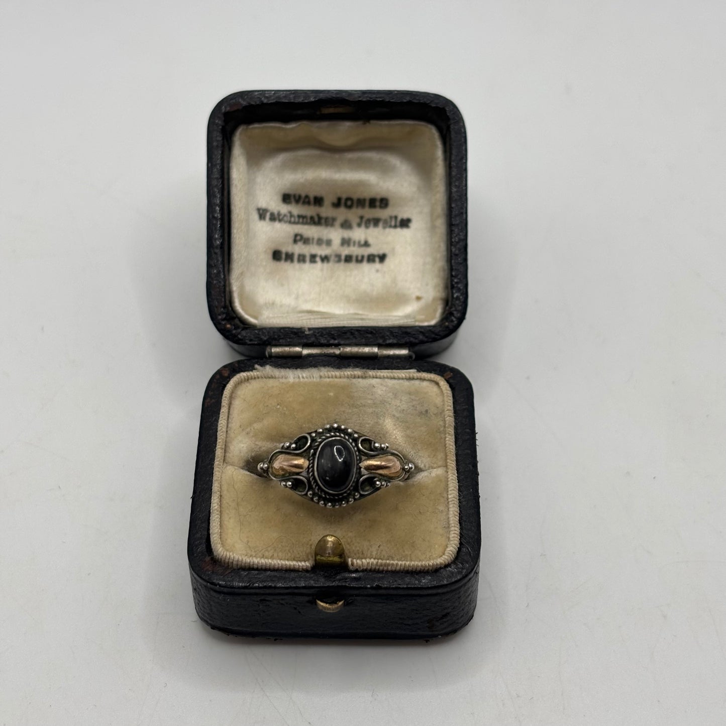 Silver Star Sapphire Balinese Ring (N)