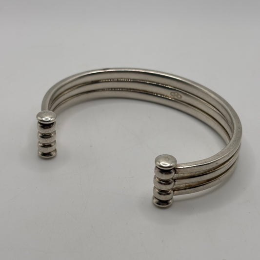 Silver Heavy Links Of London Torque Bangle