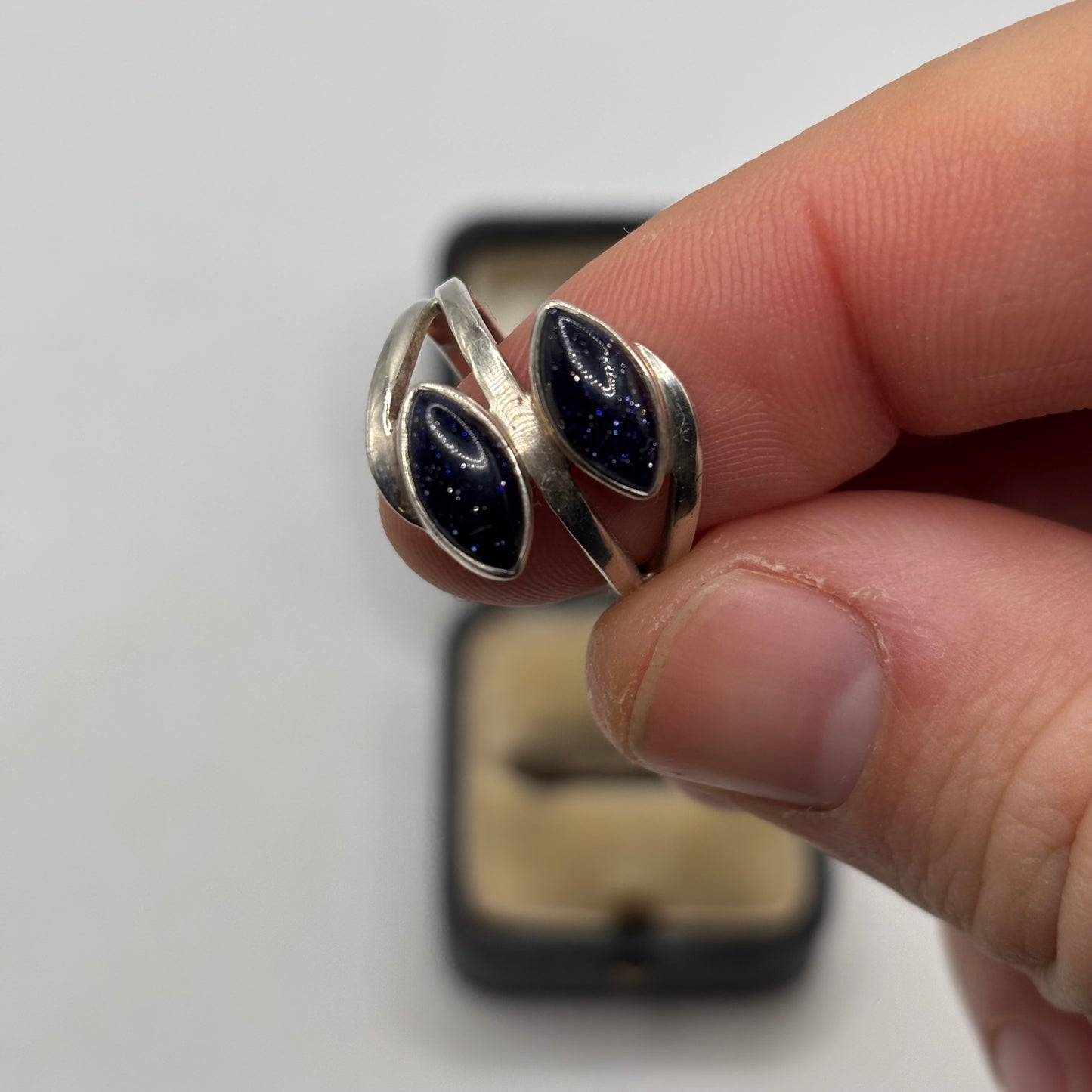 Silver Goldstone Ring