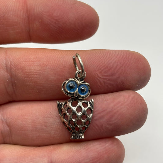 Silver Owl Pendant