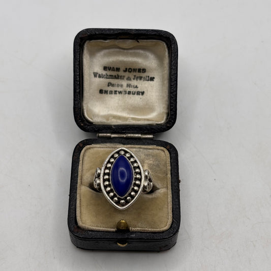 Silver Lapis Ring (N)