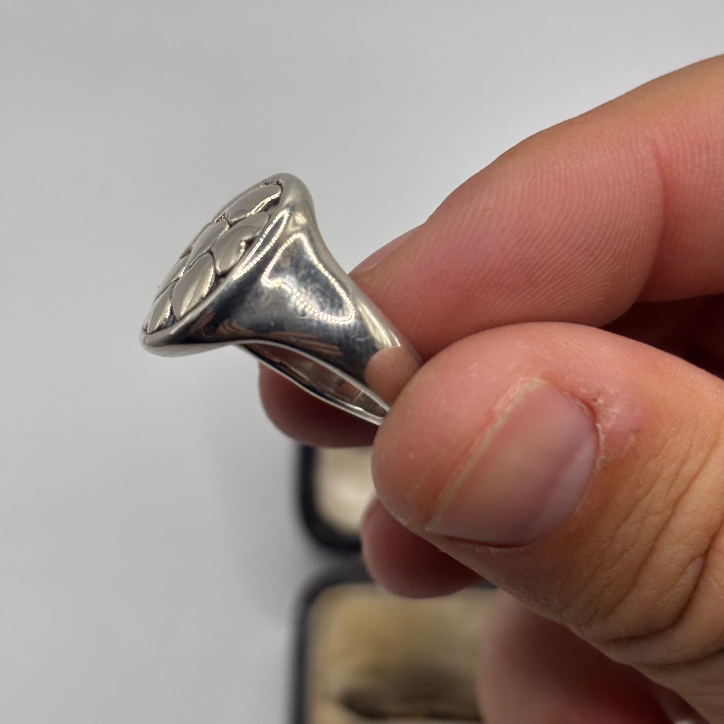 Silver Heart Ring (L)