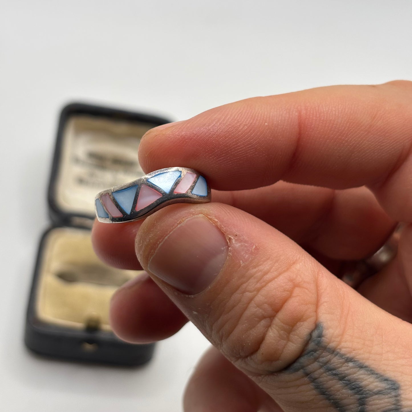 Silver Mixed Pearl Ring