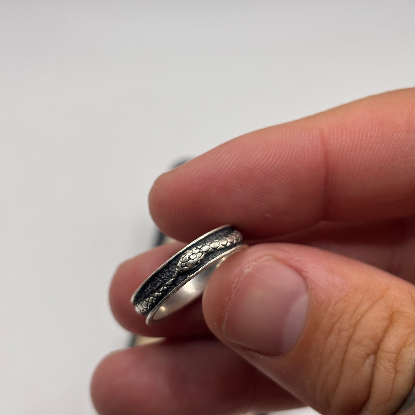Silver Snake Ring (N)
