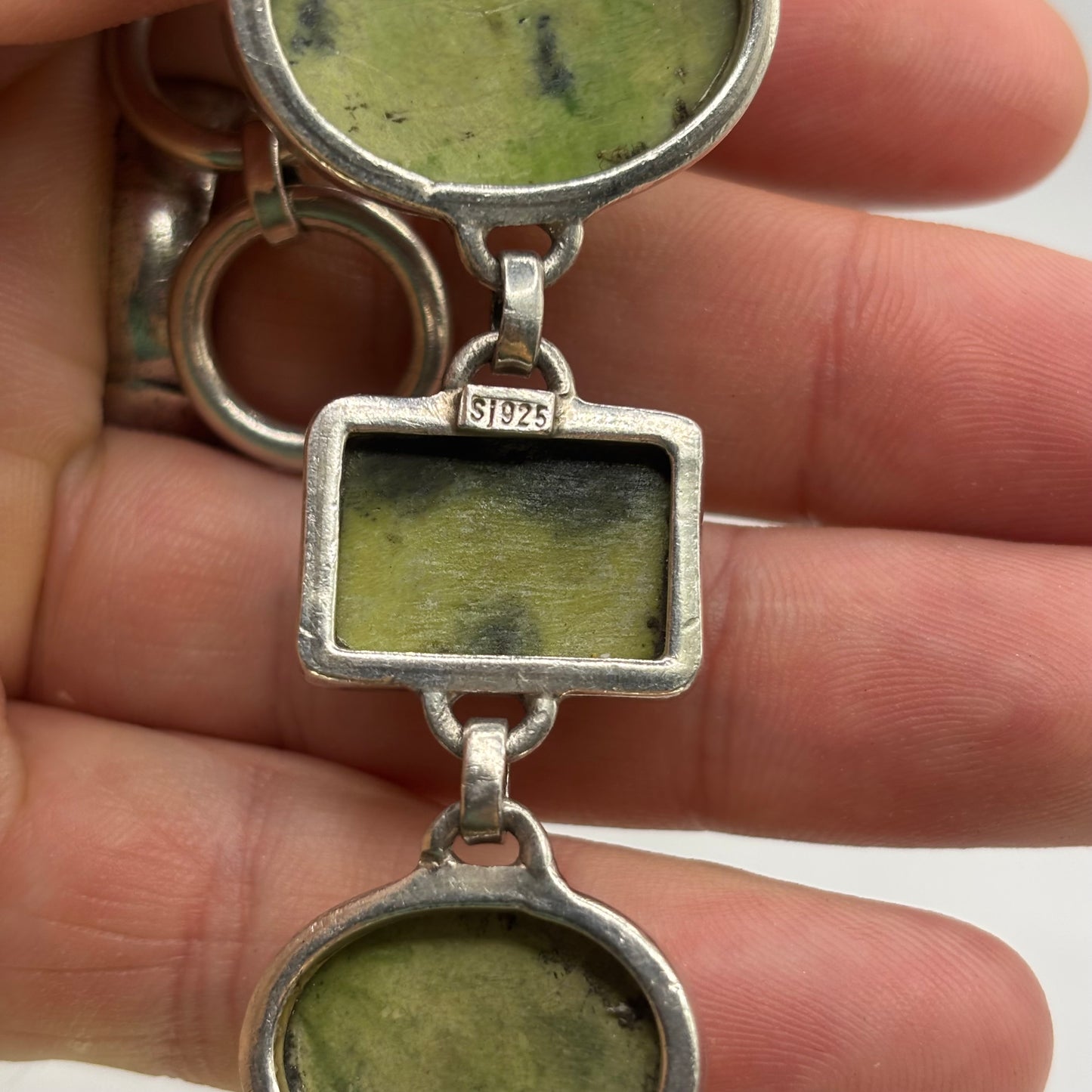 Silver 6”-7.5” Serpentine Bracelet