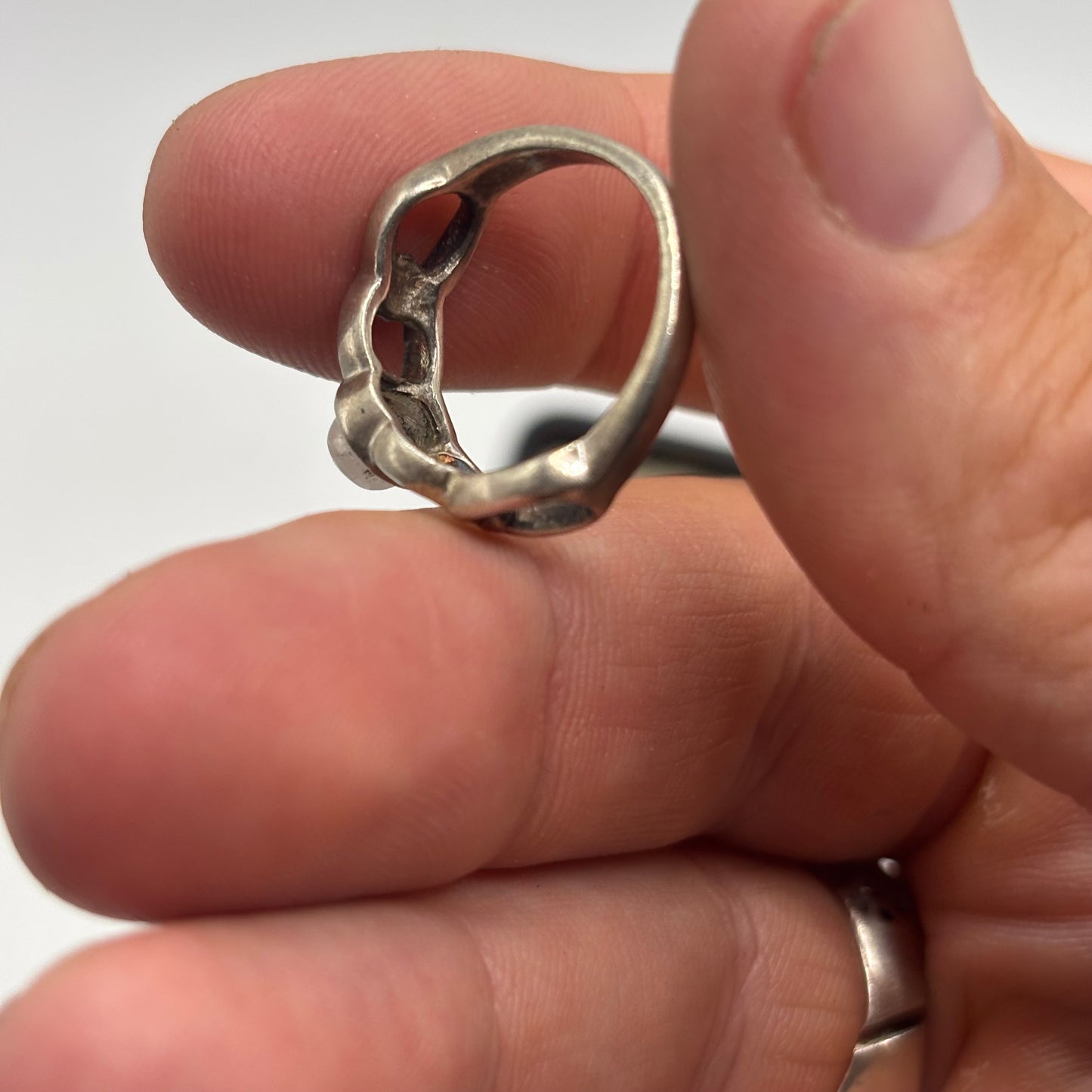 Silver Moonstone Ring (M)