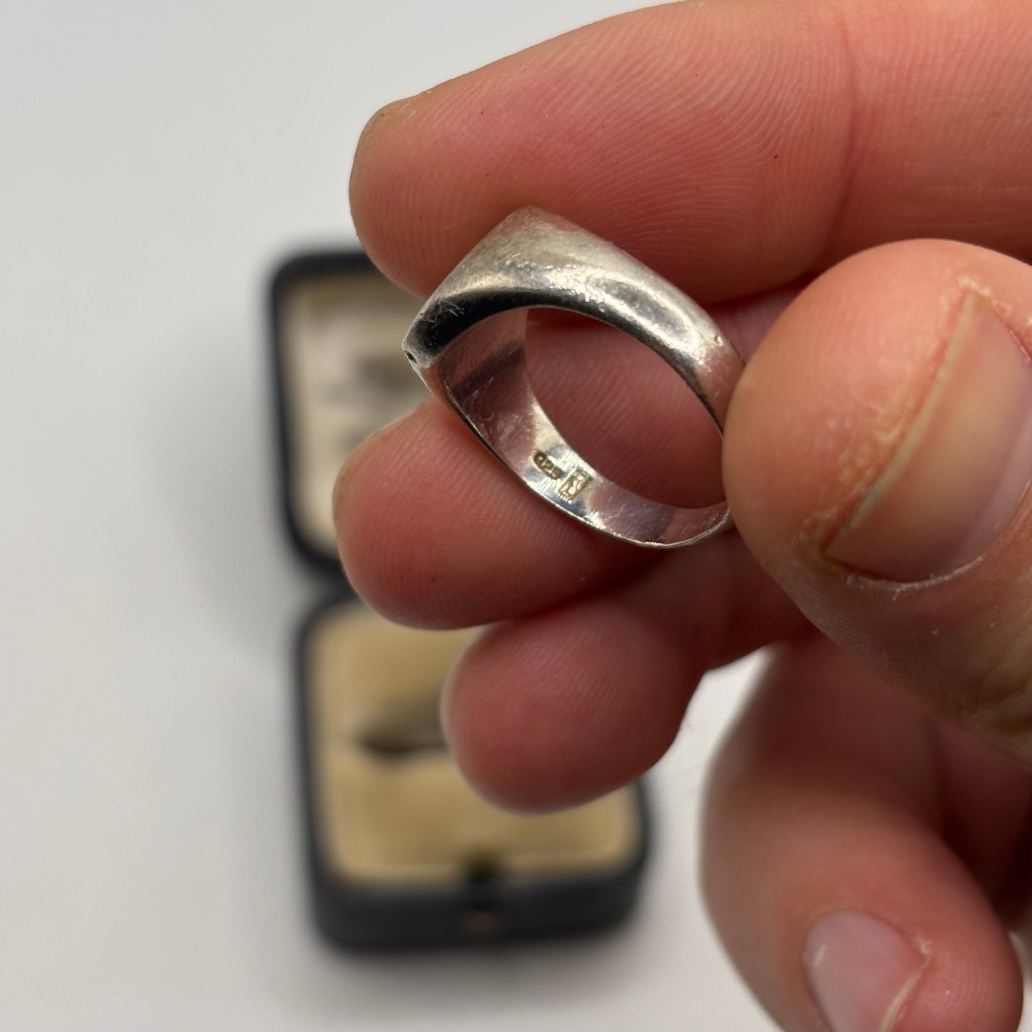 Silver Solid Signet Ring