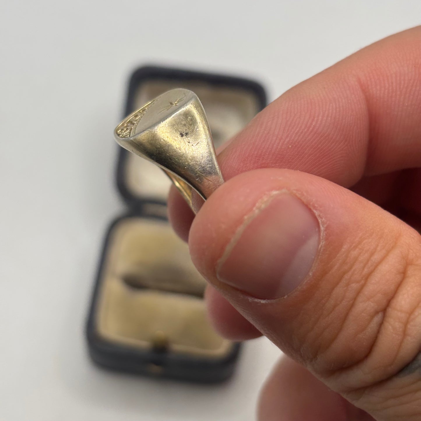Gold On Silver Signet Ring (S)