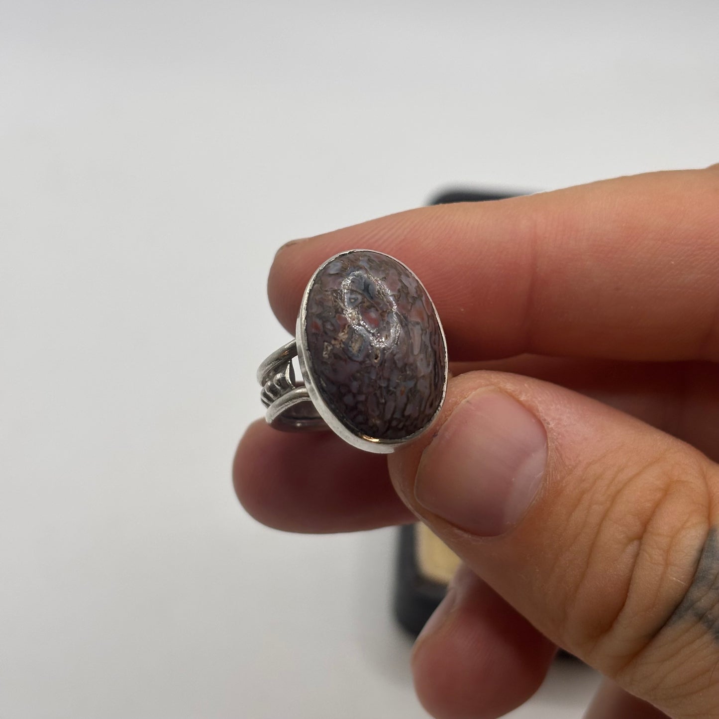 Silver Jasper Ring