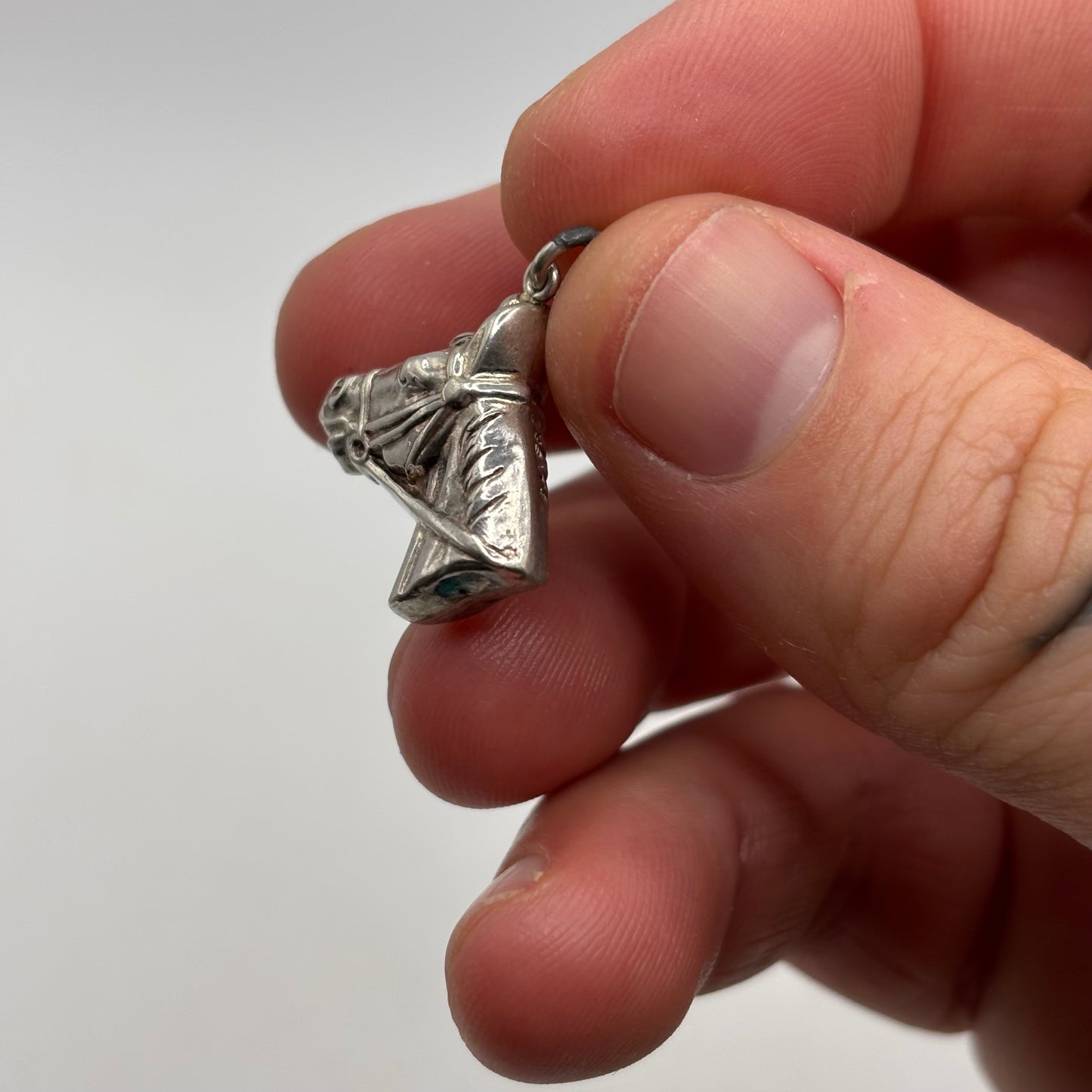 Silver Horse Head Pendant