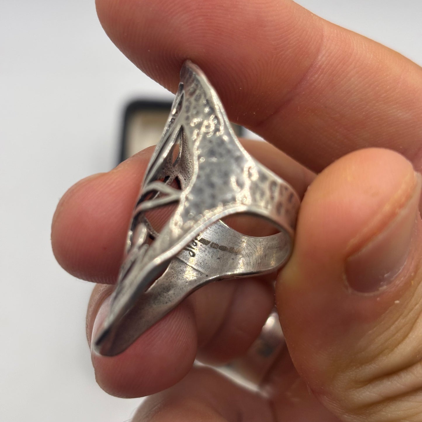 Silver Abstract Ring