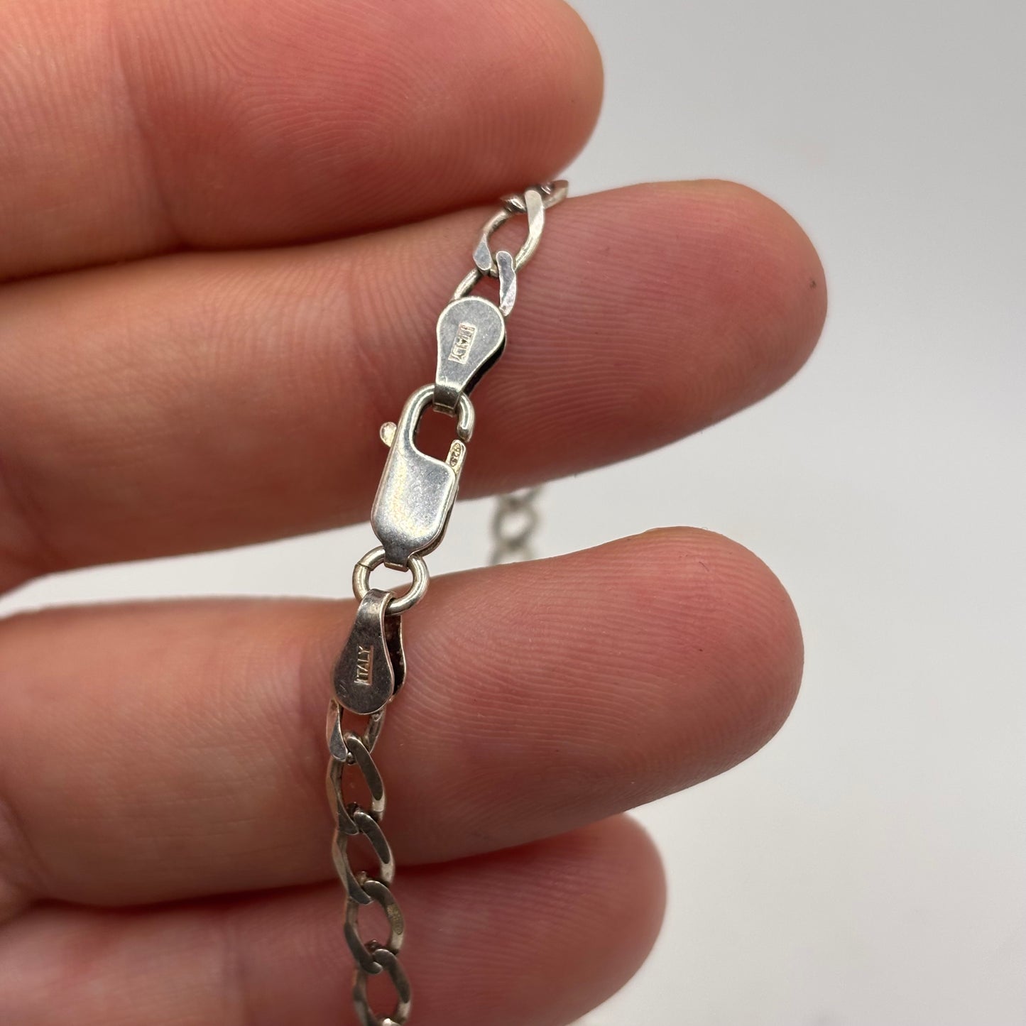 Silver 20” Curb Chain
