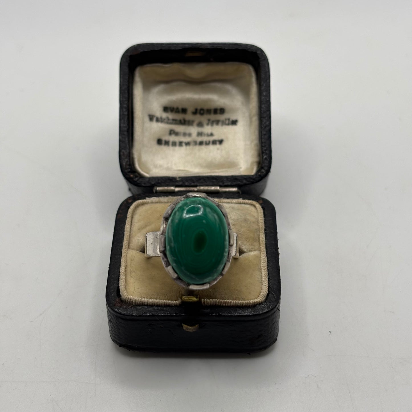 Silver Malachite Ring