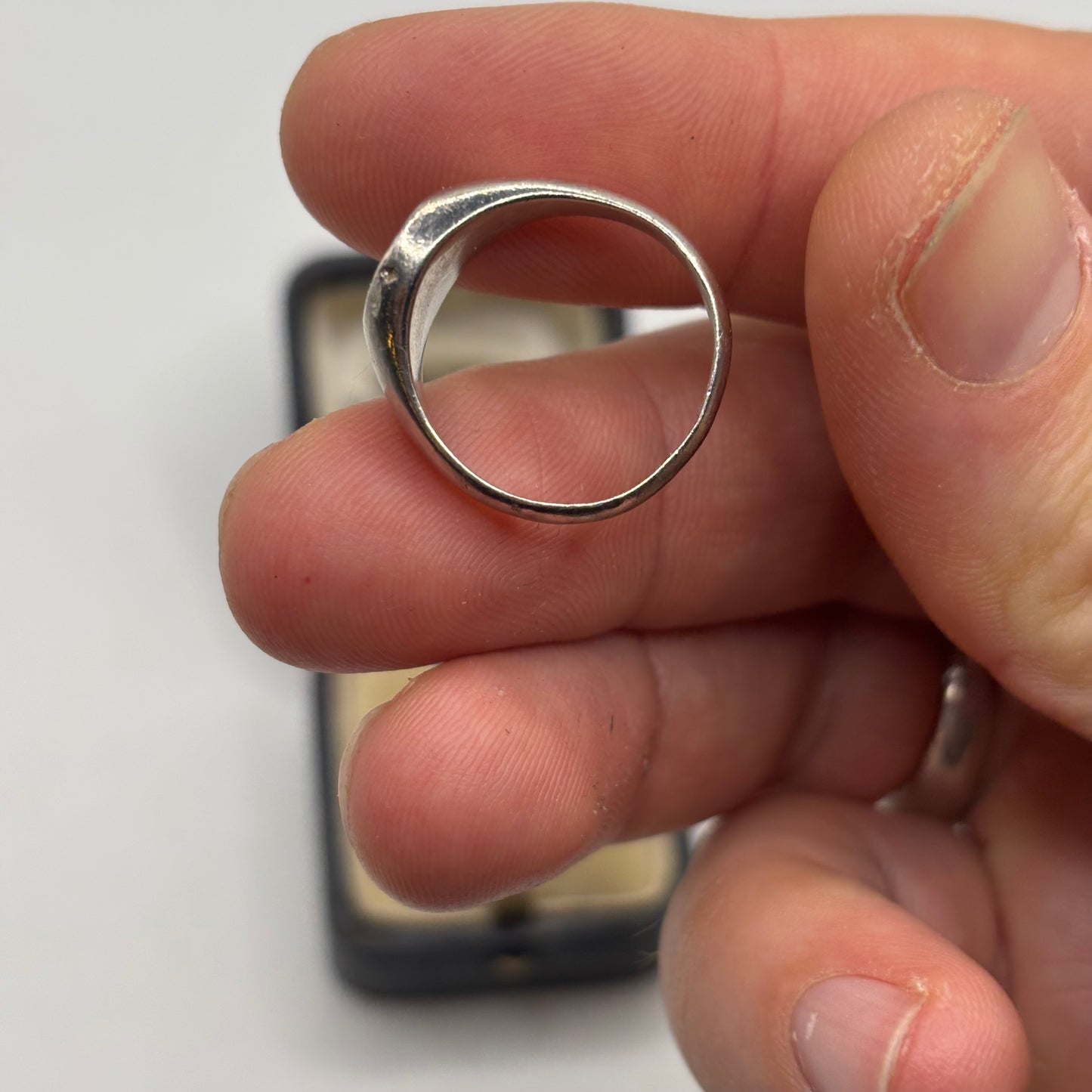 Silver Solid Signet Ring