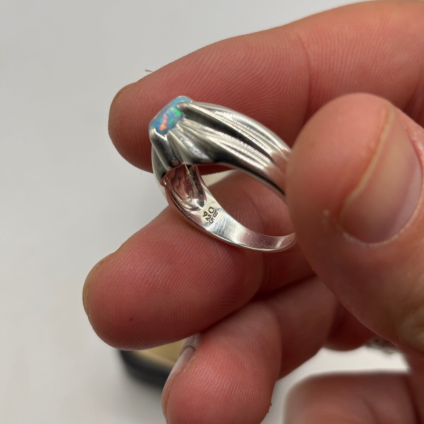 Silver Garnet Ring (P)