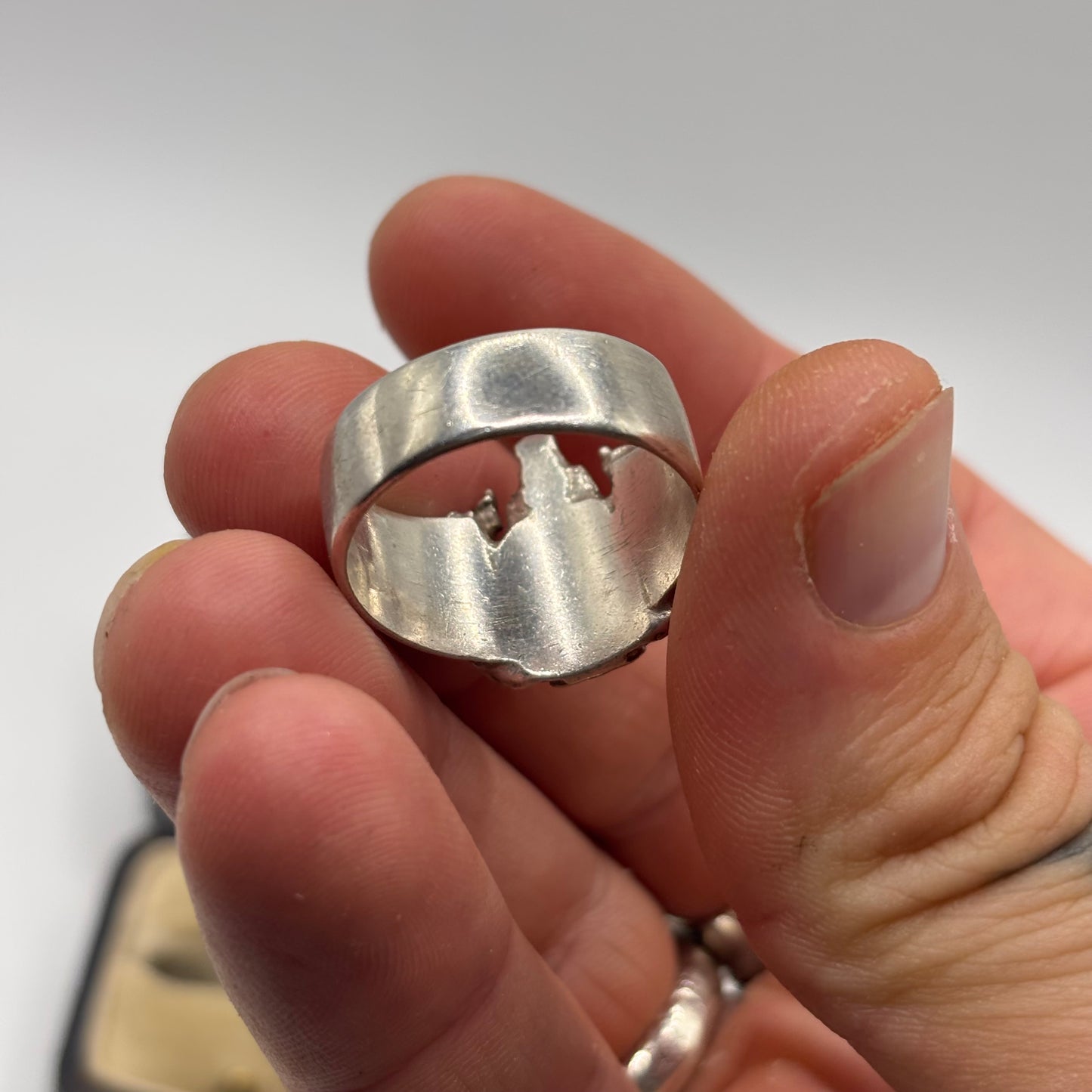 Silver Chunky Ganesh Ring