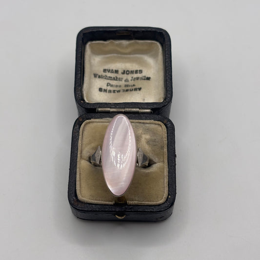 Silver Pearl Ring (O 1/2)
