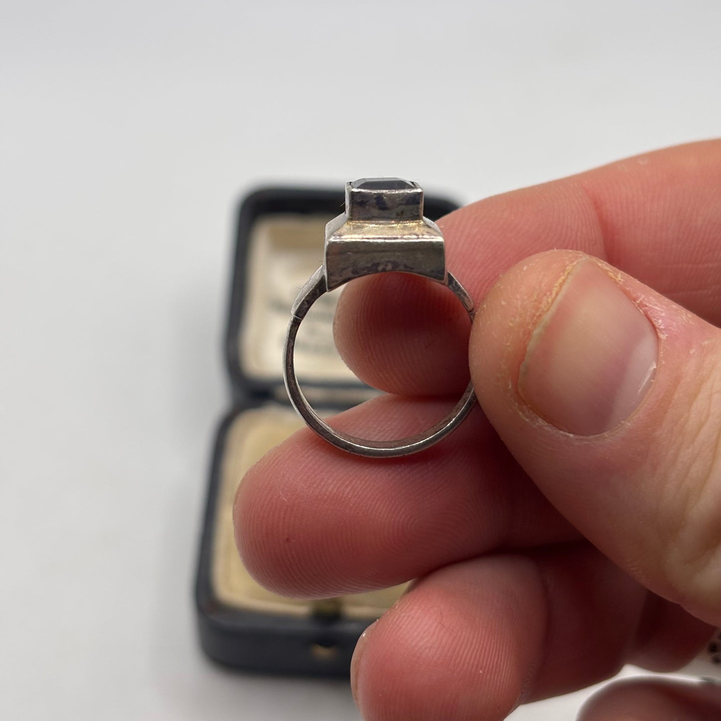 Silver Amethyst Ring (M)