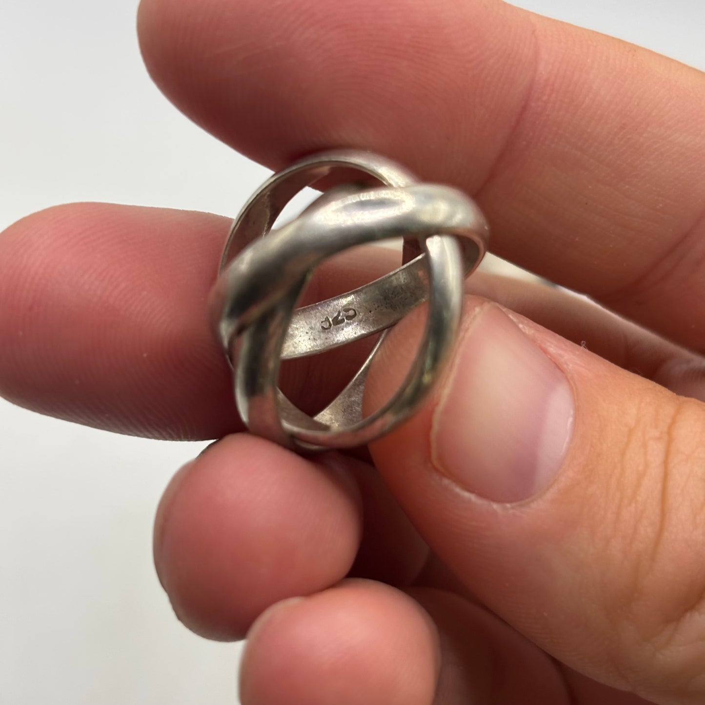 Silver Russian Wedding Ring (L)