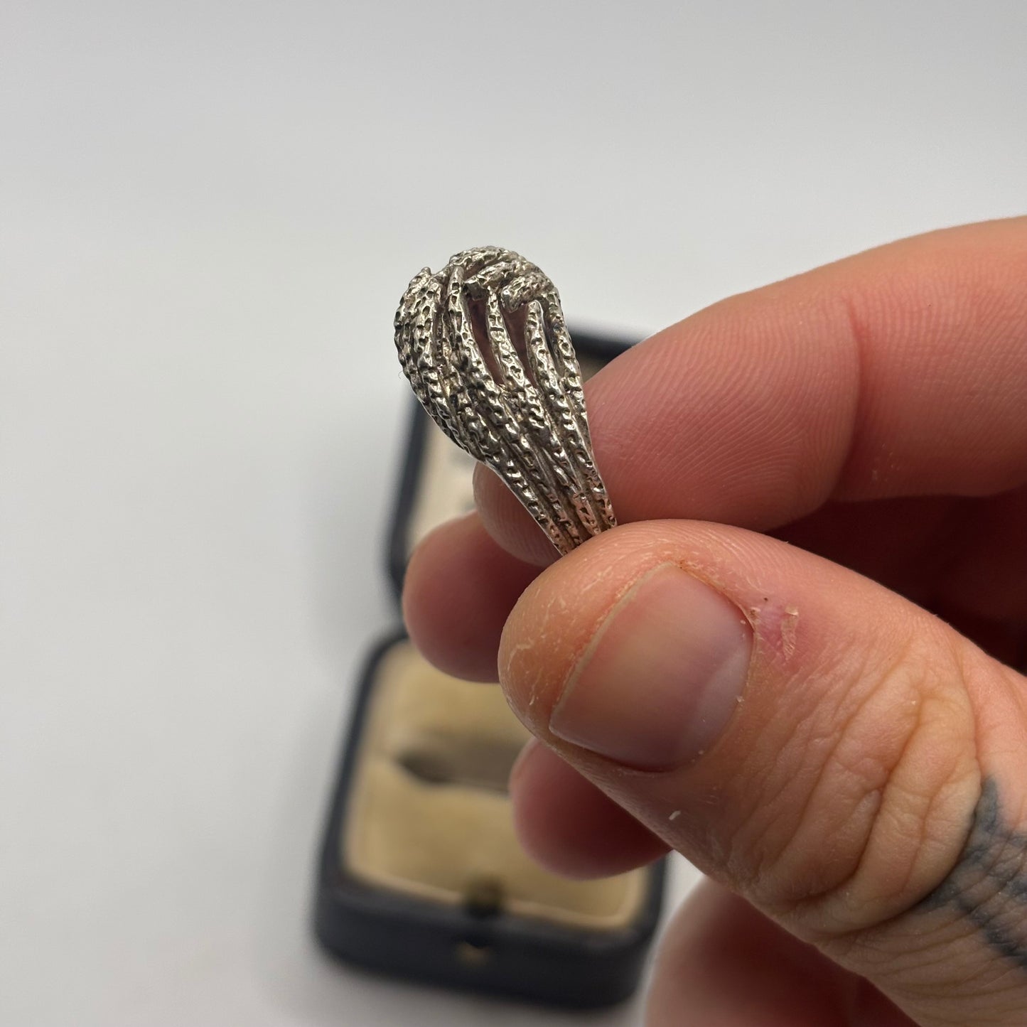 Silver Abstract Ring