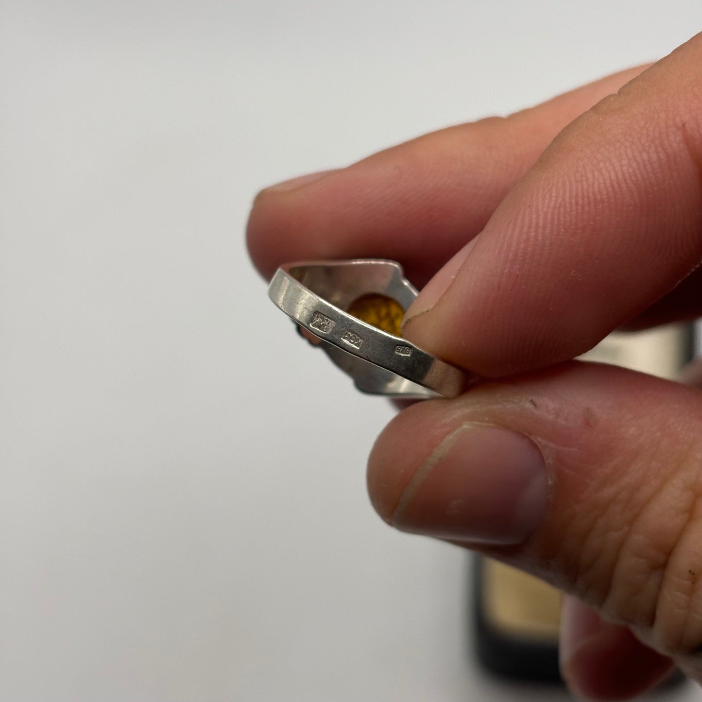 Amber Detailed Ring