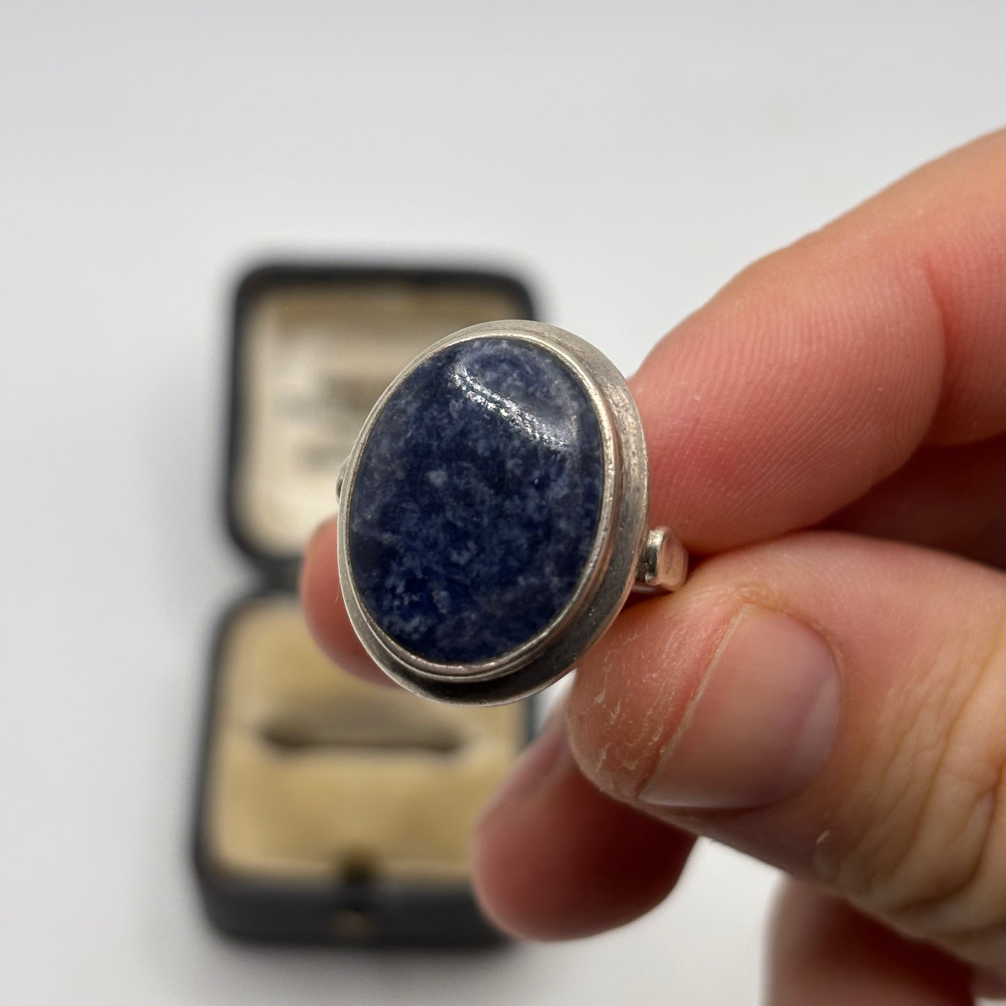Silver Lapis Ring