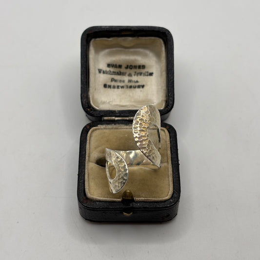 Silver Hammered Ring
