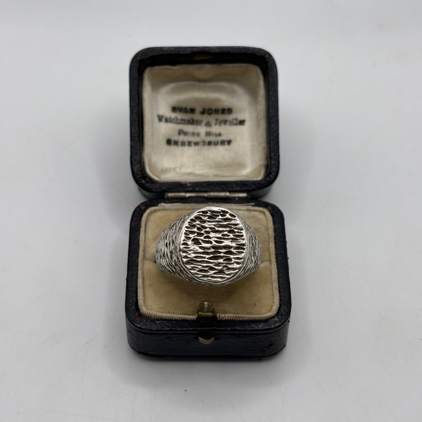 Silver Heavy Vintage Signet Ring