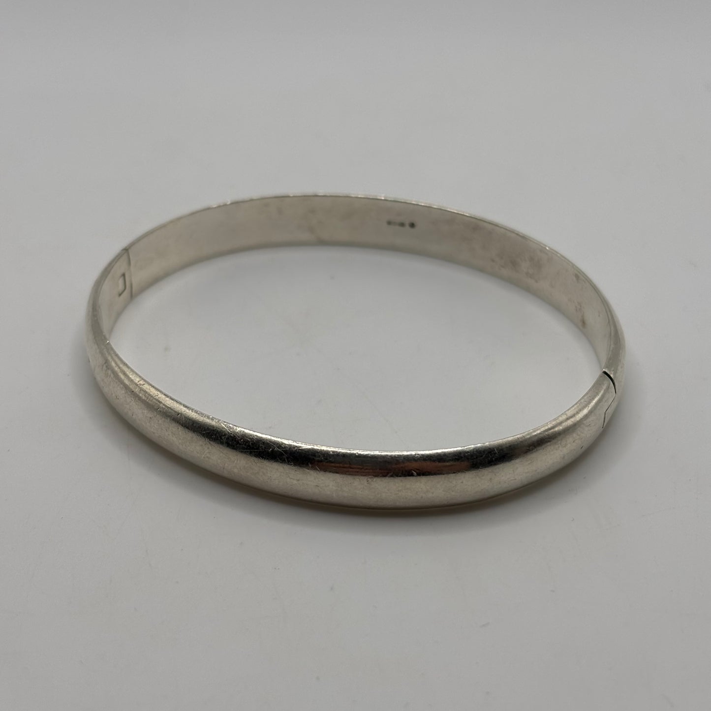 Silver Heavy Bangle