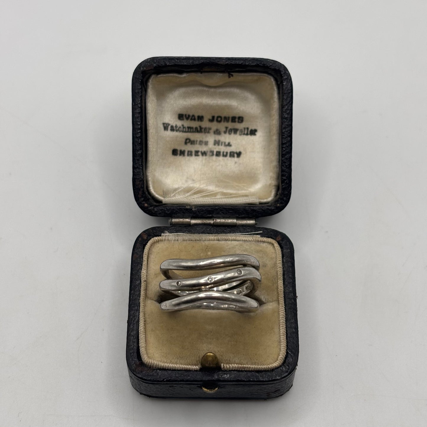 Silver Chunky Hot Diamonds Ring