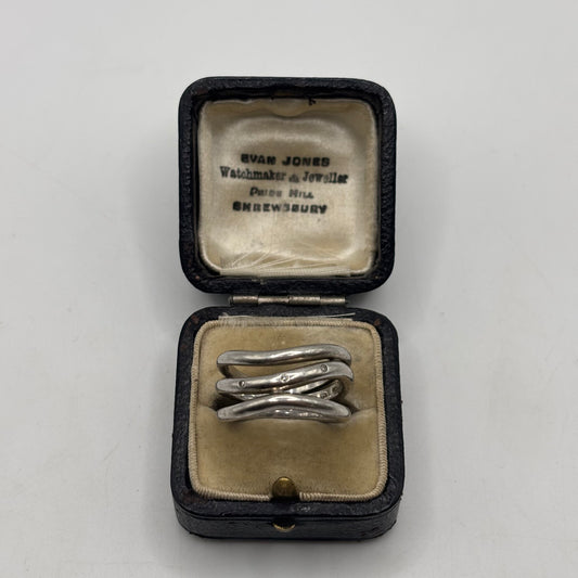 Silver Chunky Hot Diamonds Ring