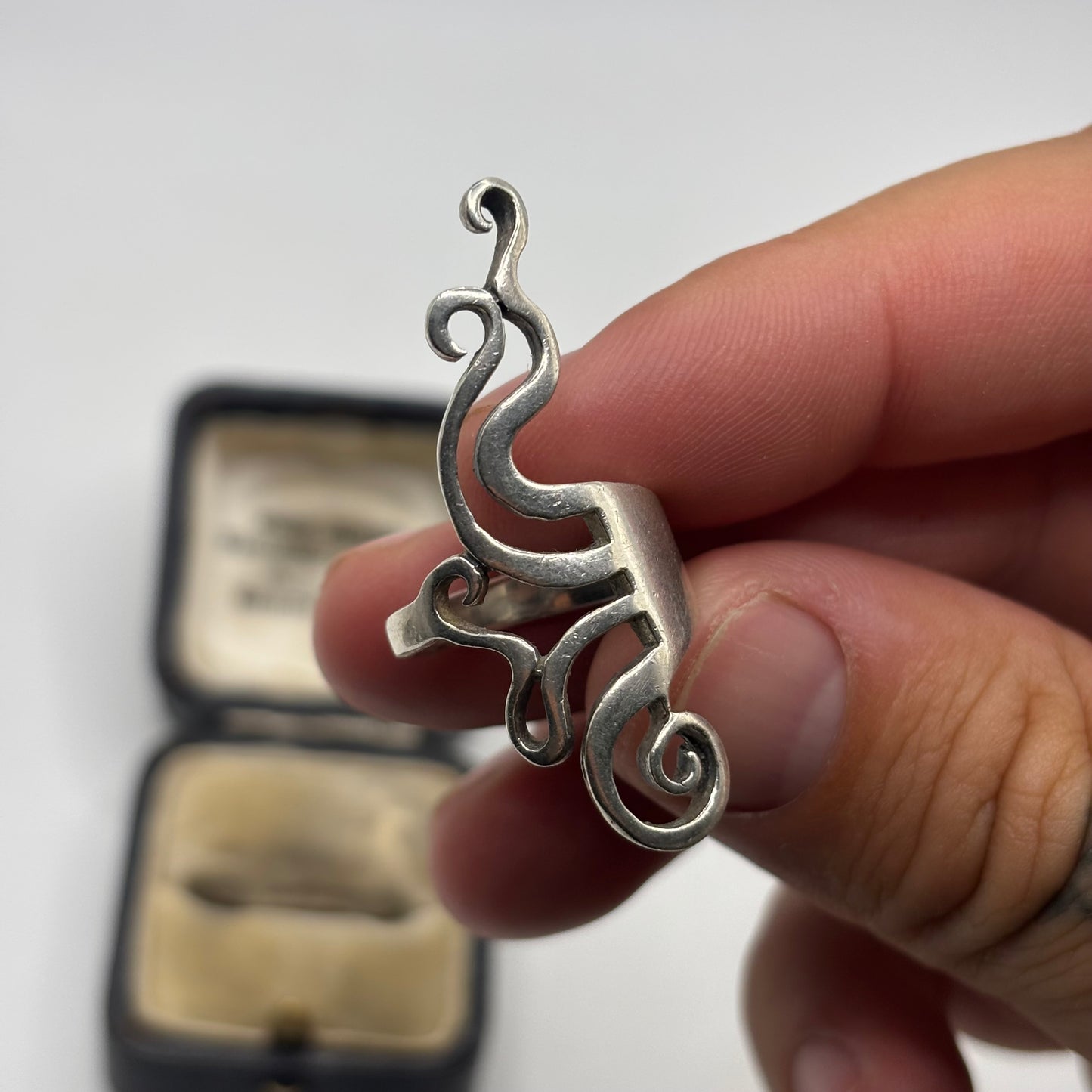 Silver Funky Ring (L)